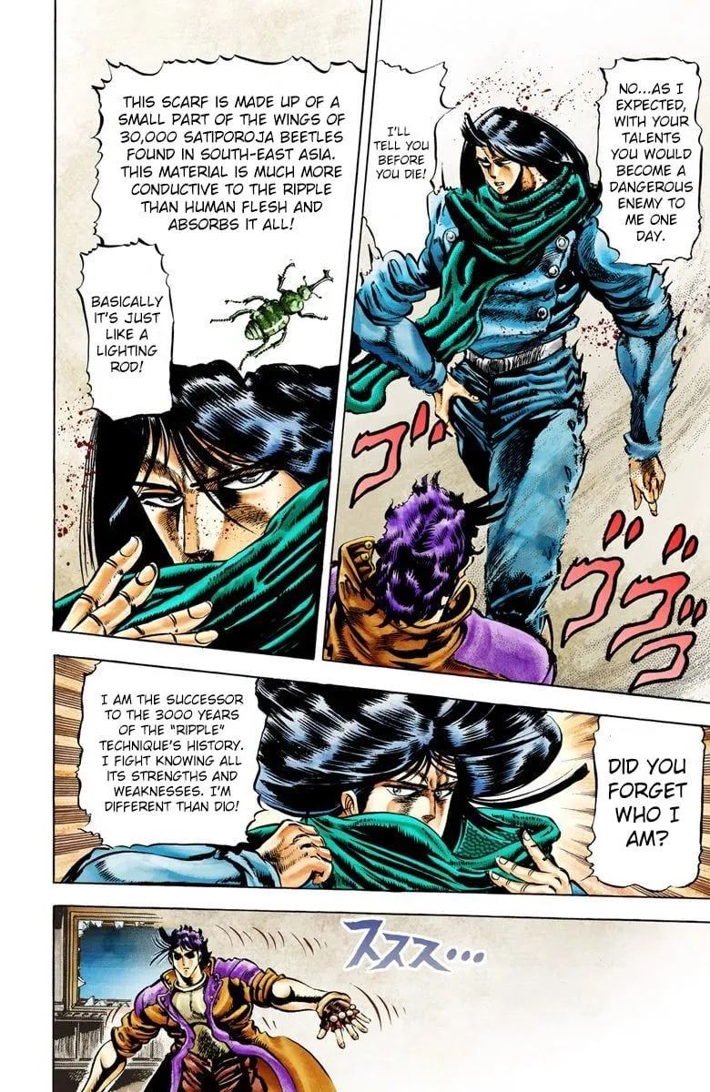 Read JoJo_s Bizarre Adventure Part 2 Battle Tendency Official Colored Manga Online