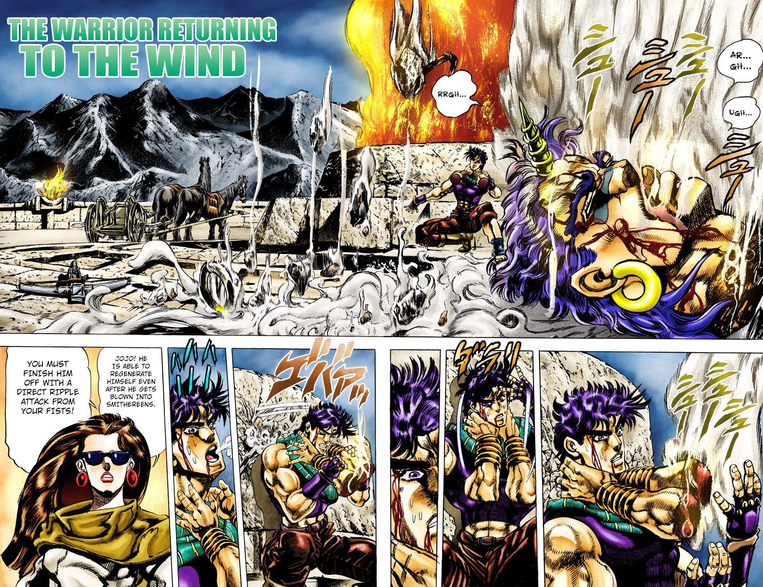 Read JoJo_s Bizarre Adventure Part 2 Battle Tendency Official Colored Manga Online
