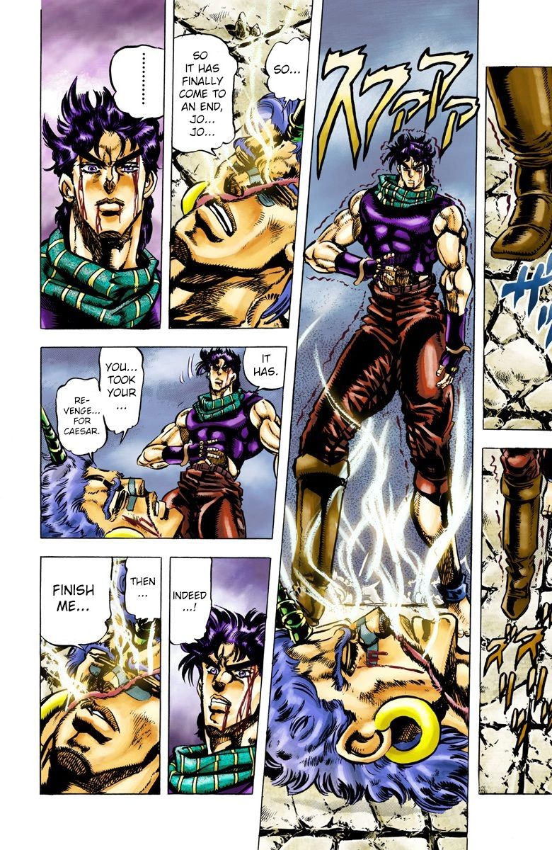 Read JoJo_s Bizarre Adventure Part 2 Battle Tendency Official Colored Manga Online