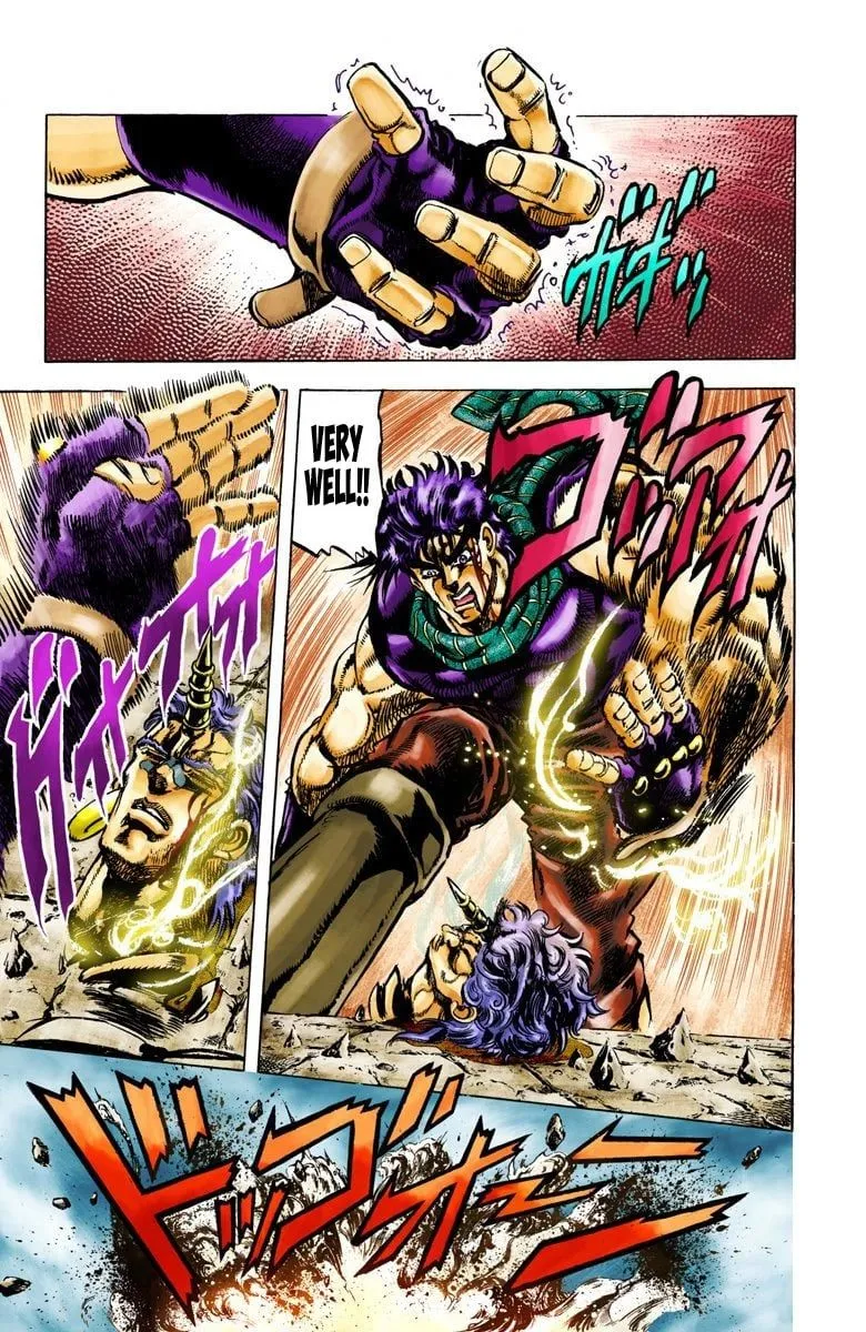 Read JoJo_s Bizarre Adventure Part 2 Battle Tendency Official Colored Manga Online