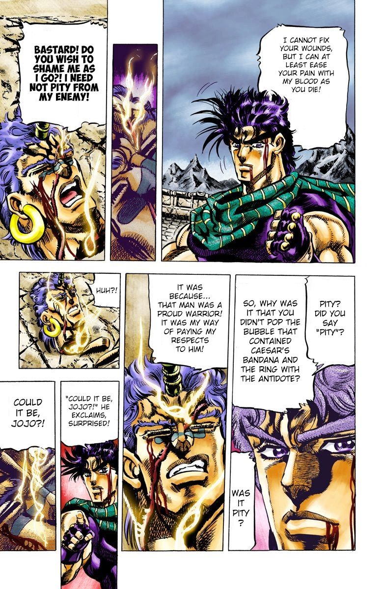 Read JoJo_s Bizarre Adventure Part 2 Battle Tendency Official Colored Manga Online