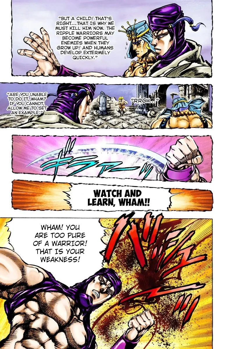 Read JoJo_s Bizarre Adventure Part 2 Battle Tendency Official Colored Manga Online