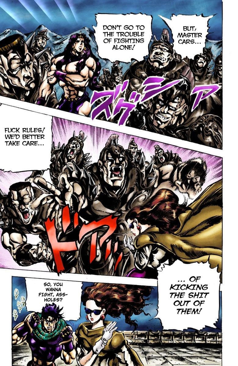 Read JoJo_s Bizarre Adventure Part 2 Battle Tendency Official Colored Manga Online