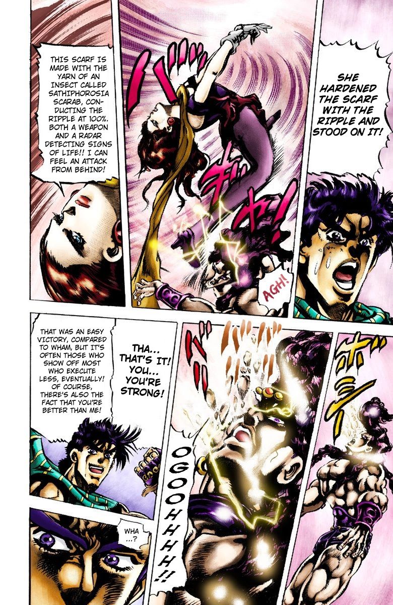 Read JoJo_s Bizarre Adventure Part 2 Battle Tendency Official Colored Manga Online