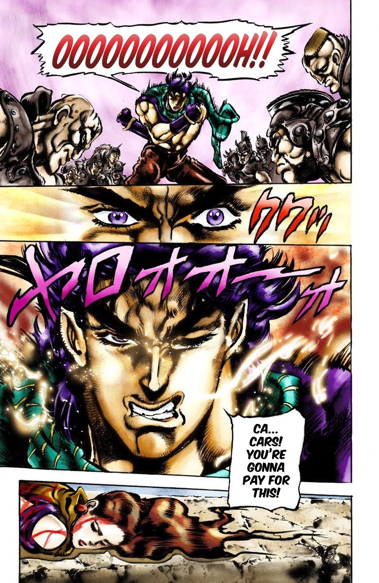 Read JoJo_s Bizarre Adventure Part 2 Battle Tendency Official Colored Manga Online