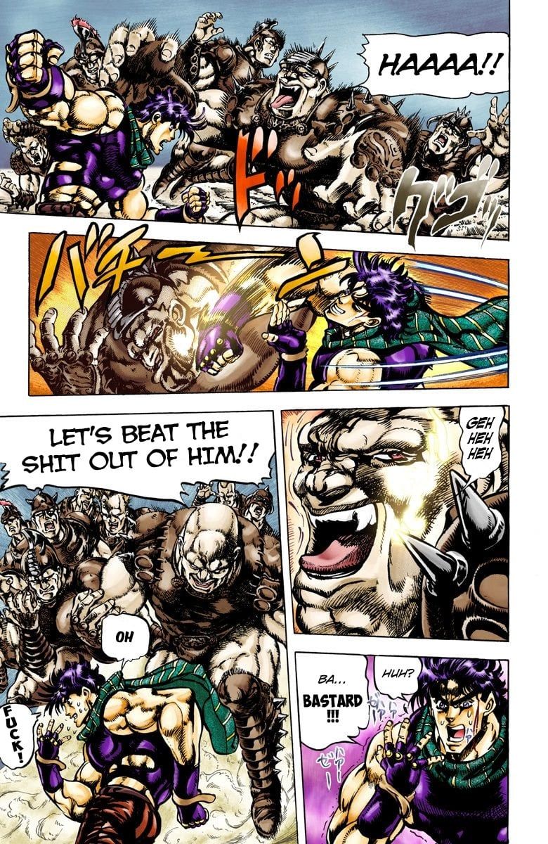 Read JoJo_s Bizarre Adventure Part 2 Battle Tendency Official Colored Manga Online