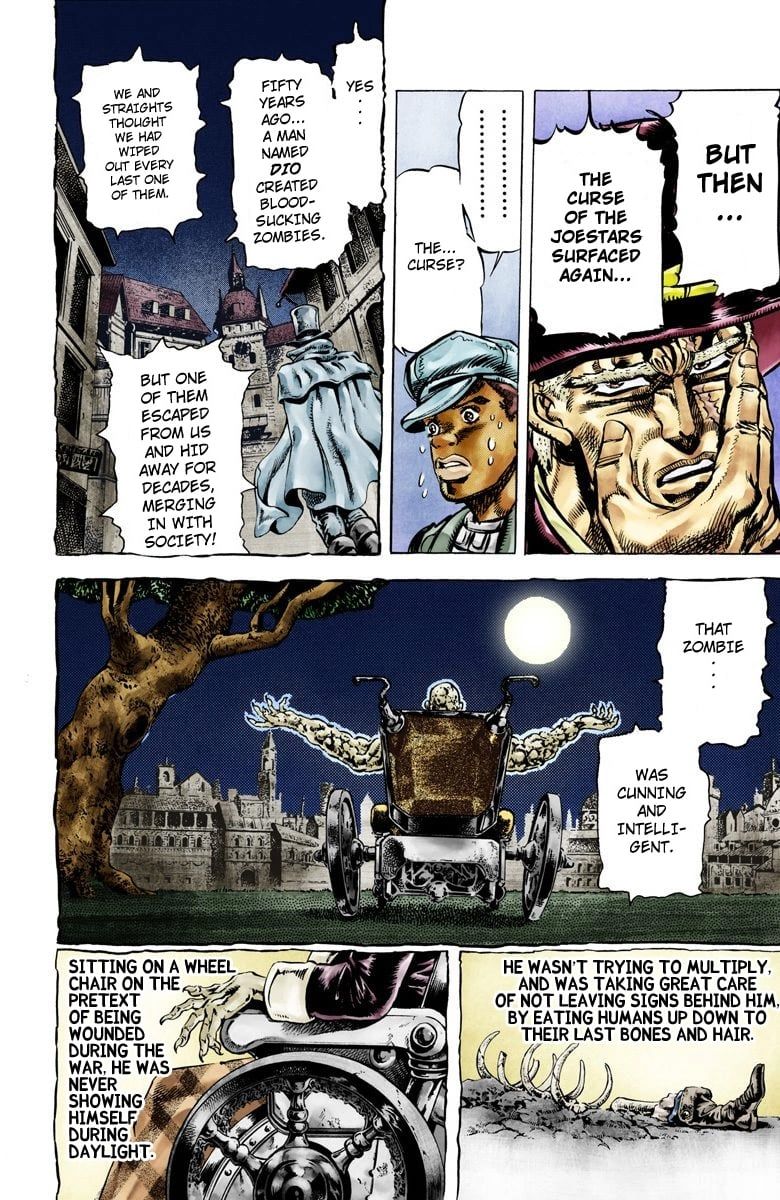 Read JoJo_s Bizarre Adventure Part 2 Battle Tendency Official Colored Manga Online
