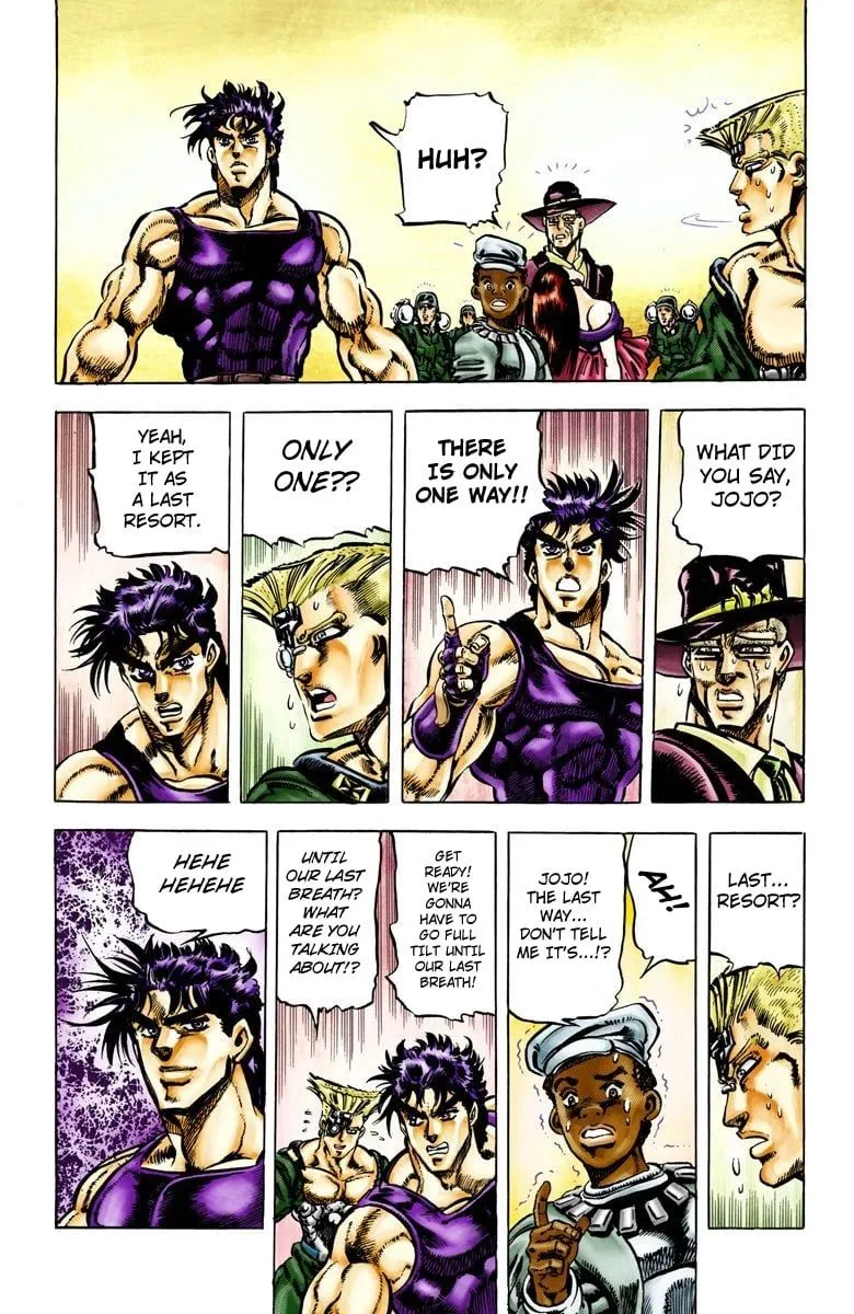 Read JoJo_s Bizarre Adventure Part 2 Battle Tendency Official Colored Manga Online