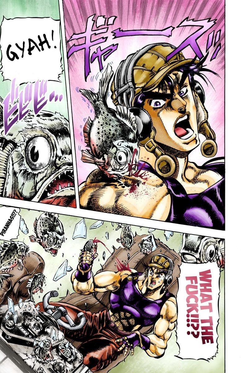 Read JoJo_s Bizarre Adventure Part 2 Battle Tendency Official Colored Manga Online