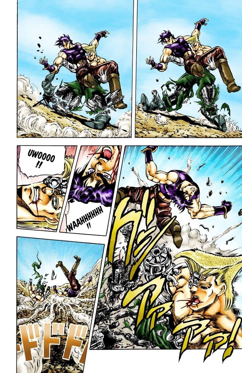 Read JoJo_s Bizarre Adventure Part 2 Battle Tendency Official Colored Manga Online