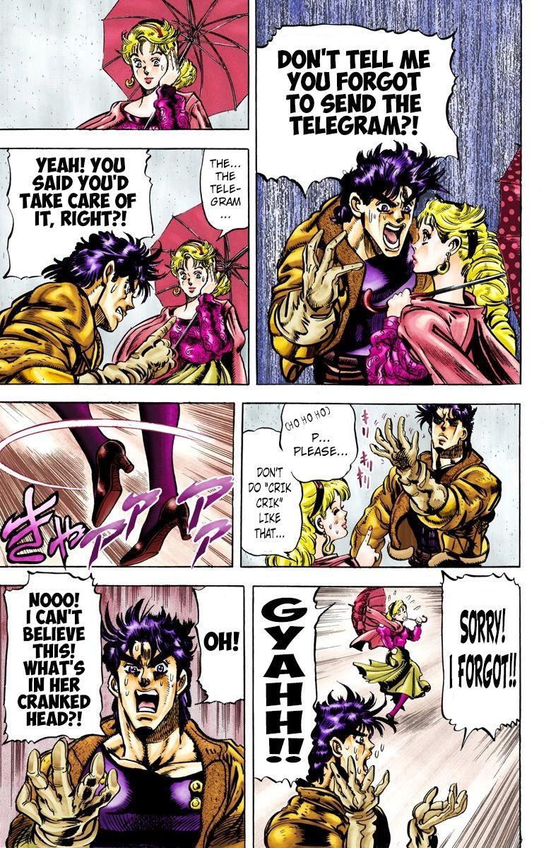 Read JoJo_s Bizarre Adventure Part 2 Battle Tendency Official Colored Manga Online