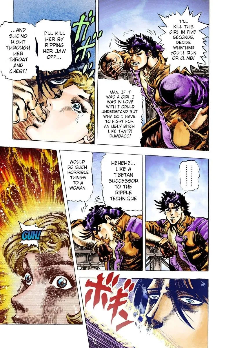 Read JoJo_s Bizarre Adventure Part 2 Battle Tendency Official Colored Manga Online