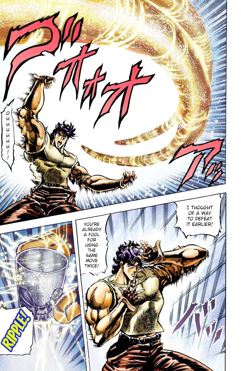 Read JoJo_s Bizarre Adventure Part 2 Battle Tendency Official Colored Manga Online