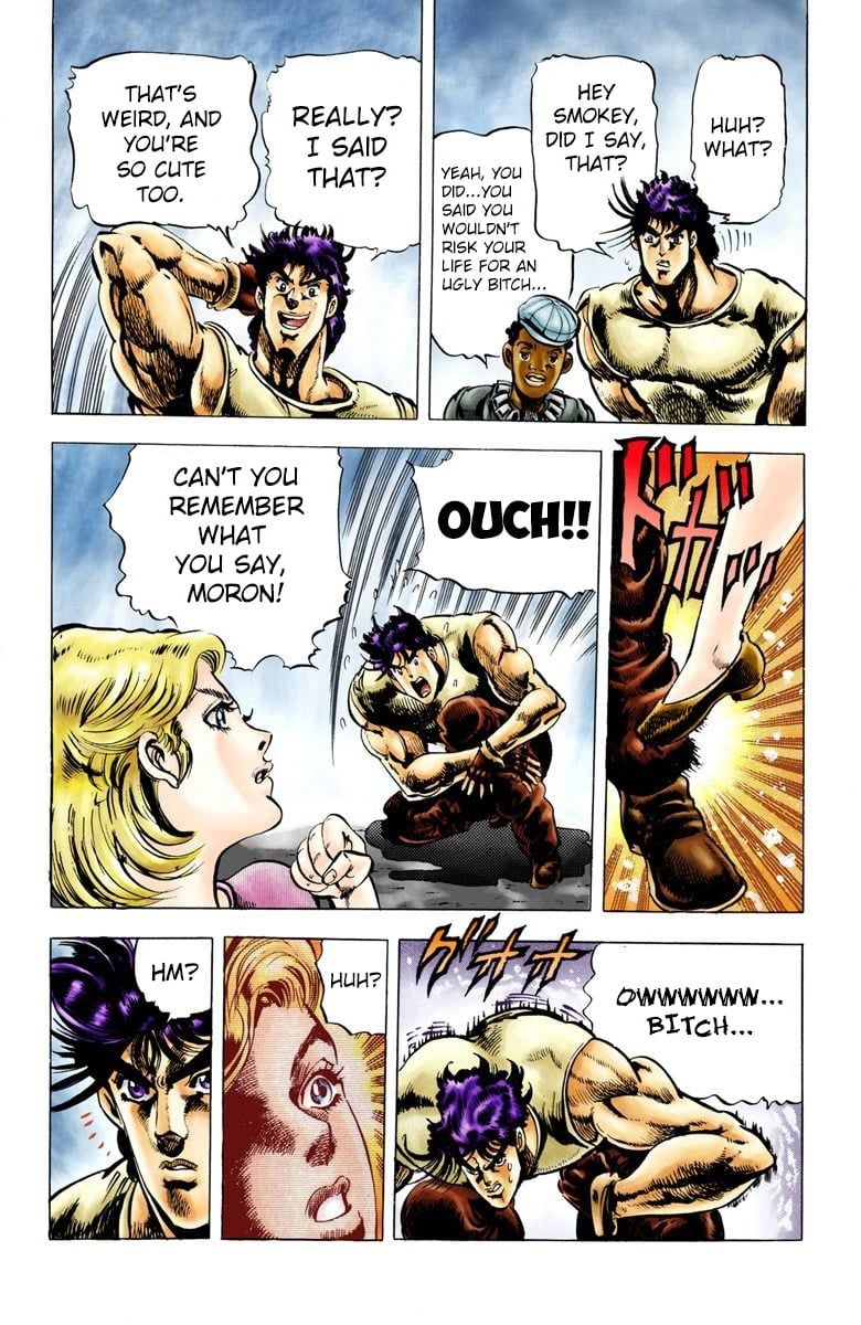 Read JoJo_s Bizarre Adventure Part 2 Battle Tendency Official Colored Manga Online