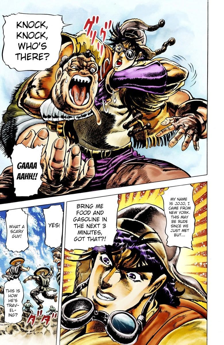 Read JoJo_s Bizarre Adventure Part 2 Battle Tendency Official Colored Manga Online