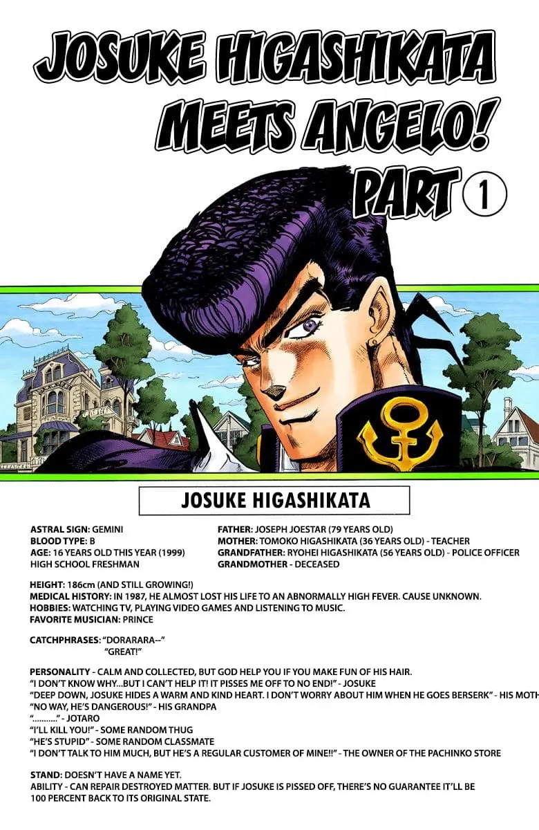 Read JoJo_s Bizarre Adventure Part 4 Diamond Is Unbreakable Official Colored Manga Online