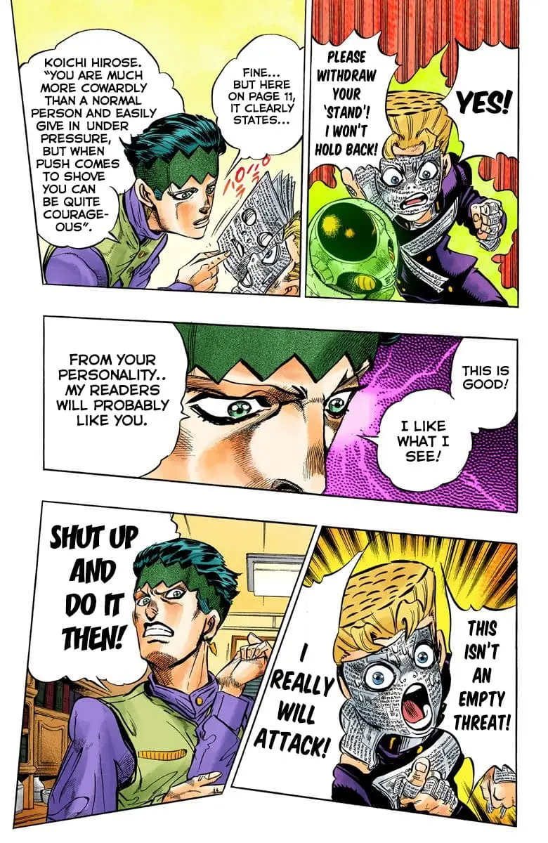 Read JoJo_s Bizarre Adventure Part 4 Diamond Is Unbreakable Official Colored Manga Online