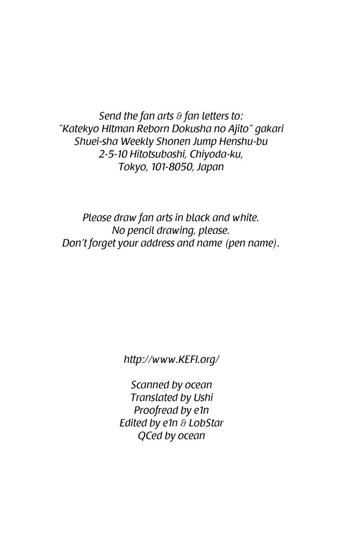 Read Katekyo Hitman Reborn! Manga Online