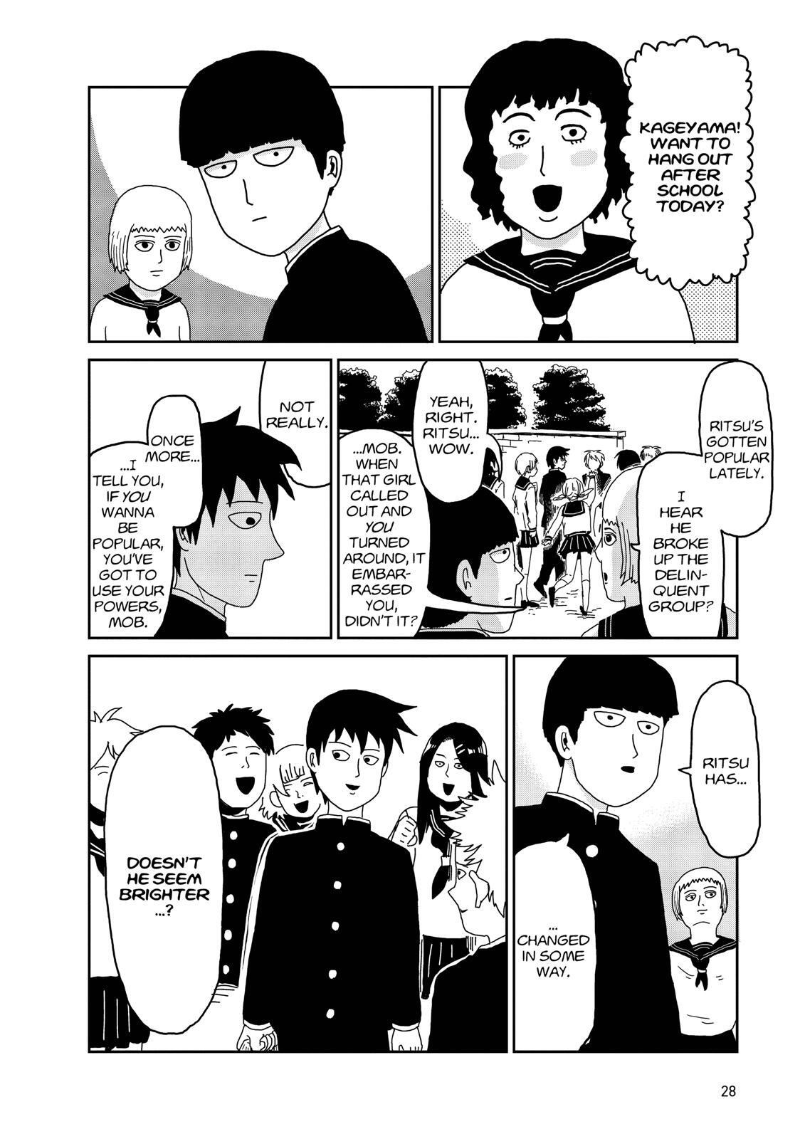 Read Mob Psycho 100 Manga Online