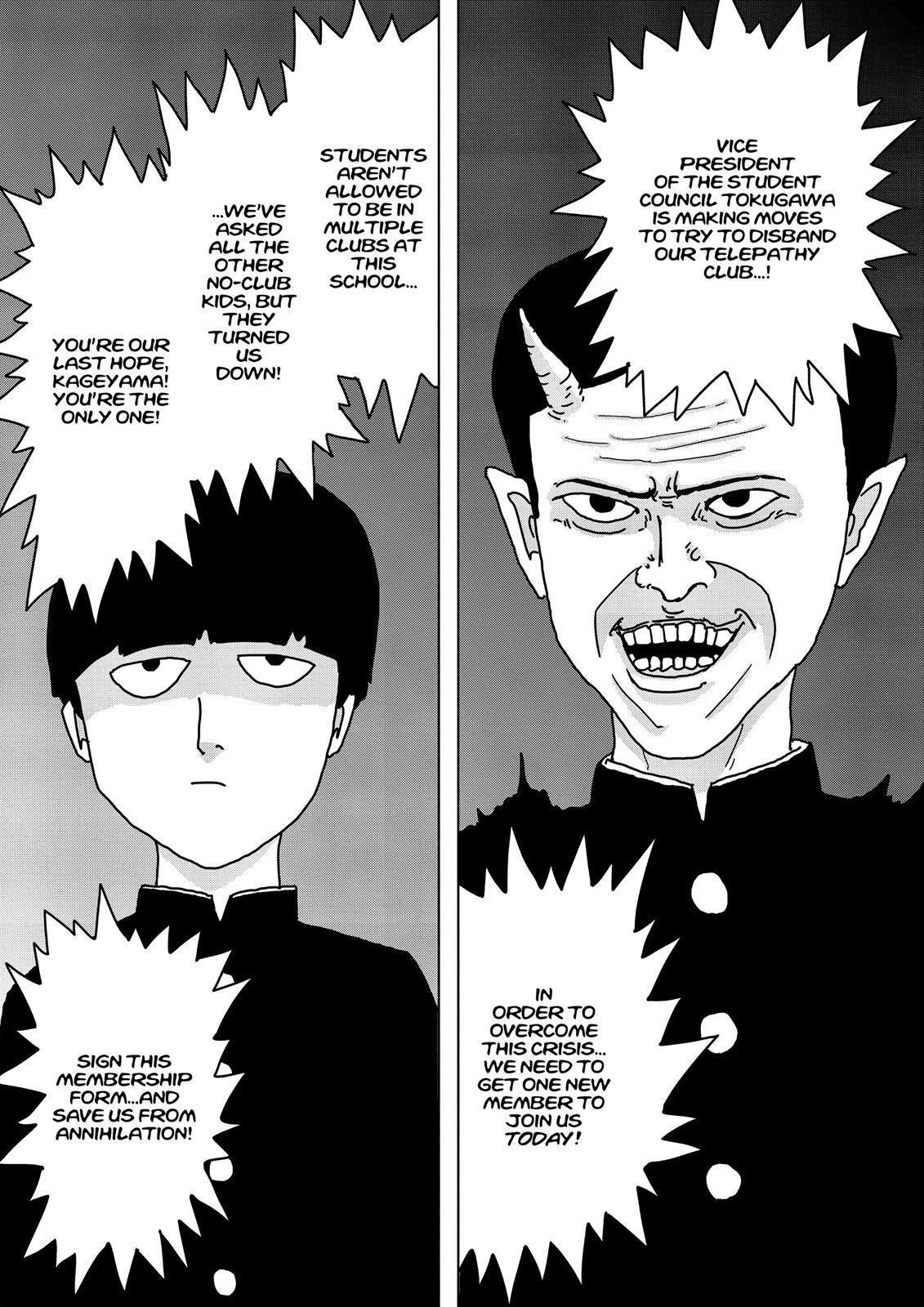 Read Mob Psycho 100 Manga Online