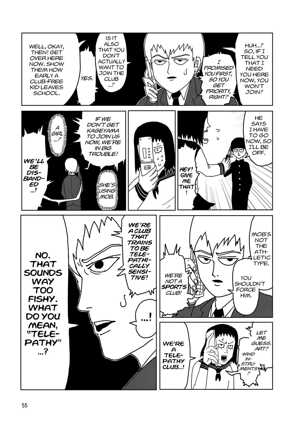Read Mob Psycho 100 Manga Online