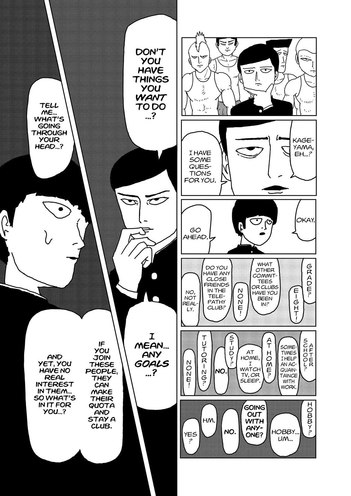 Read Mob Psycho 100 Manga Online