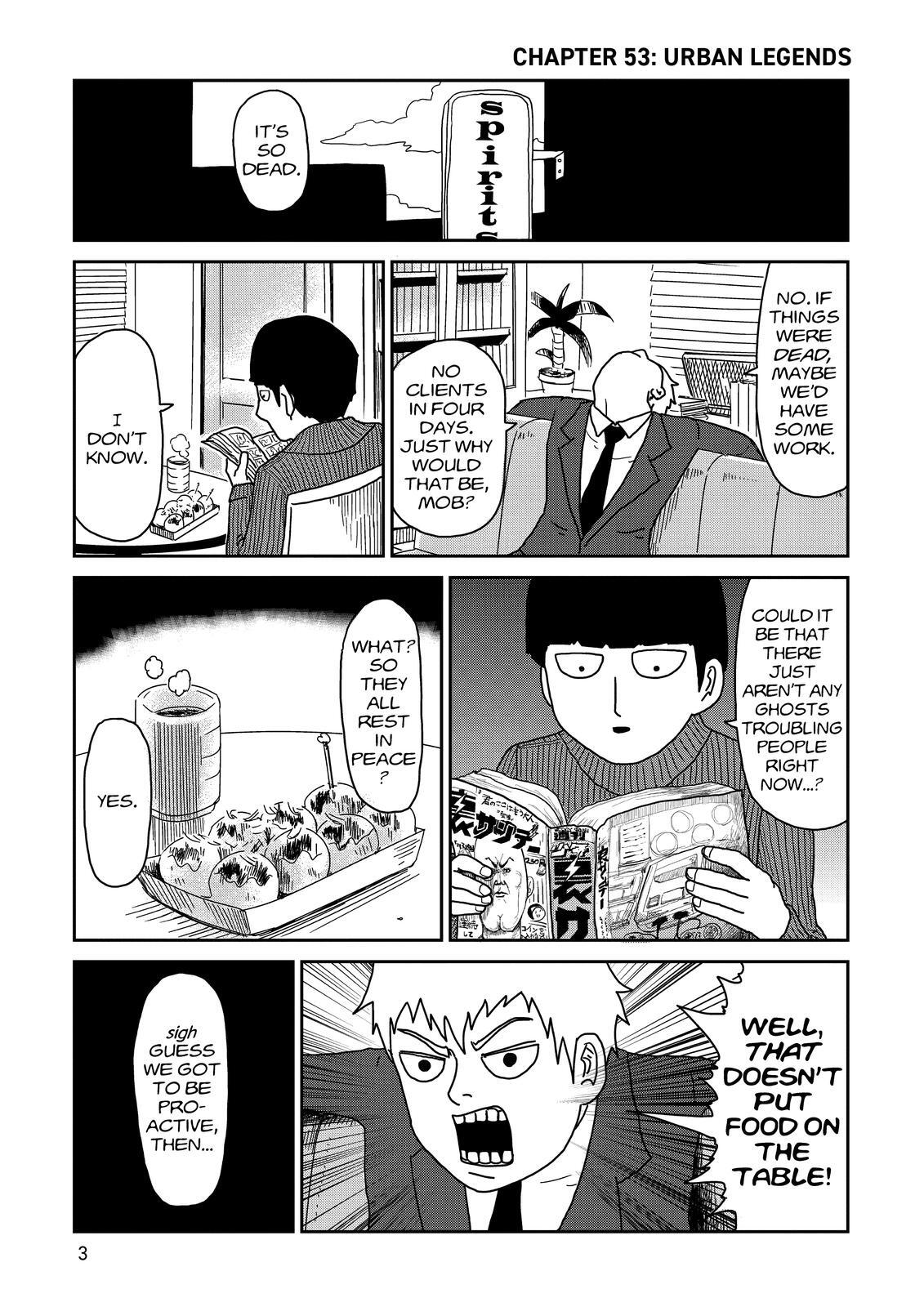 Read Mob Psycho 100 Manga Online
