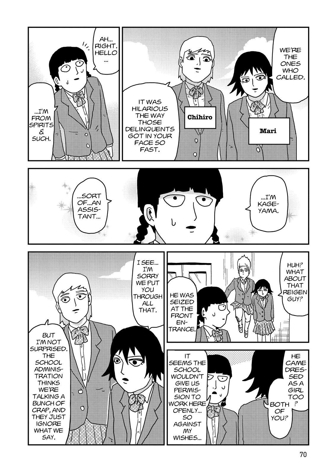 Read Mob Psycho 100 Manga Online