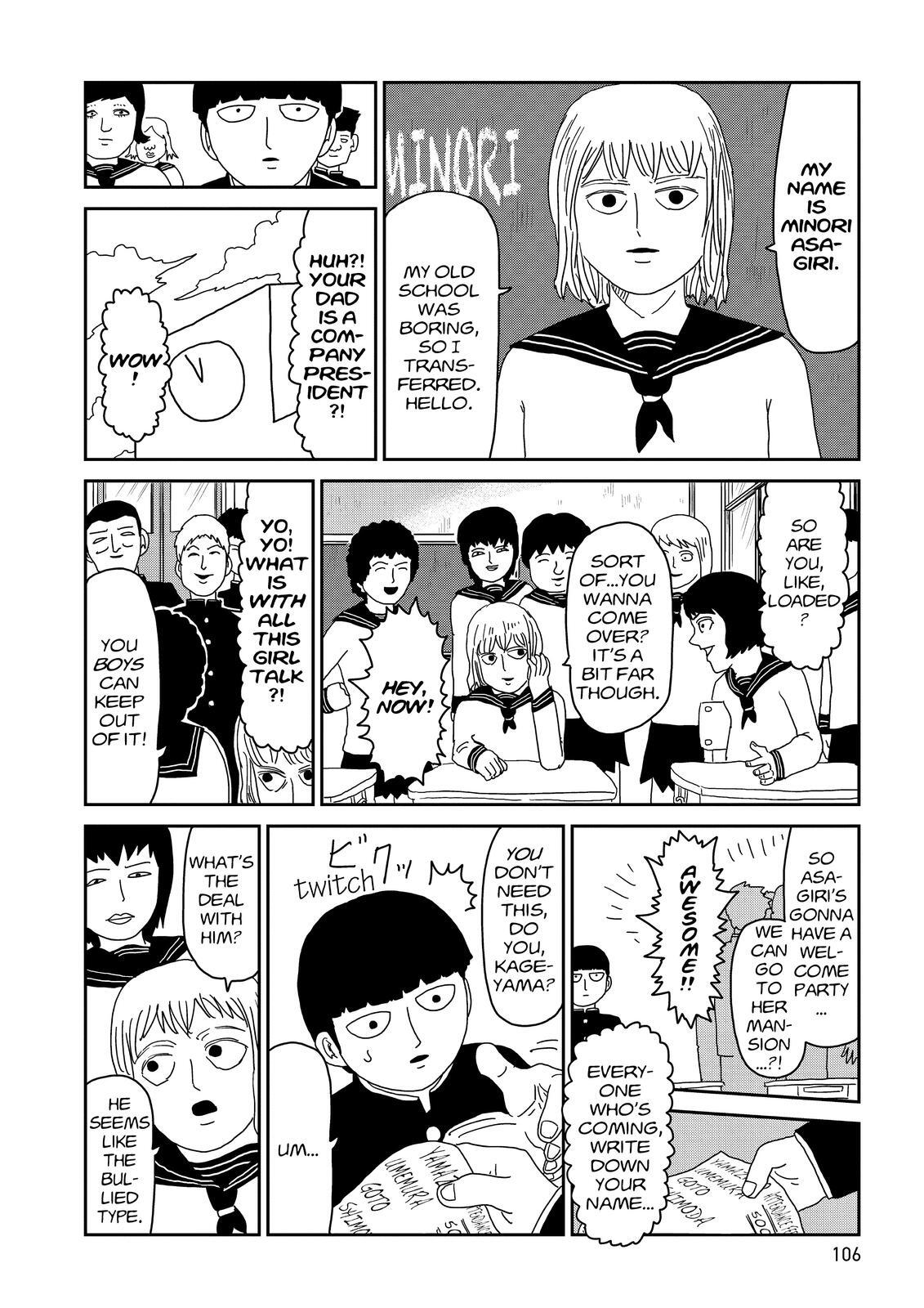 Read Mob Psycho 100 Manga Online