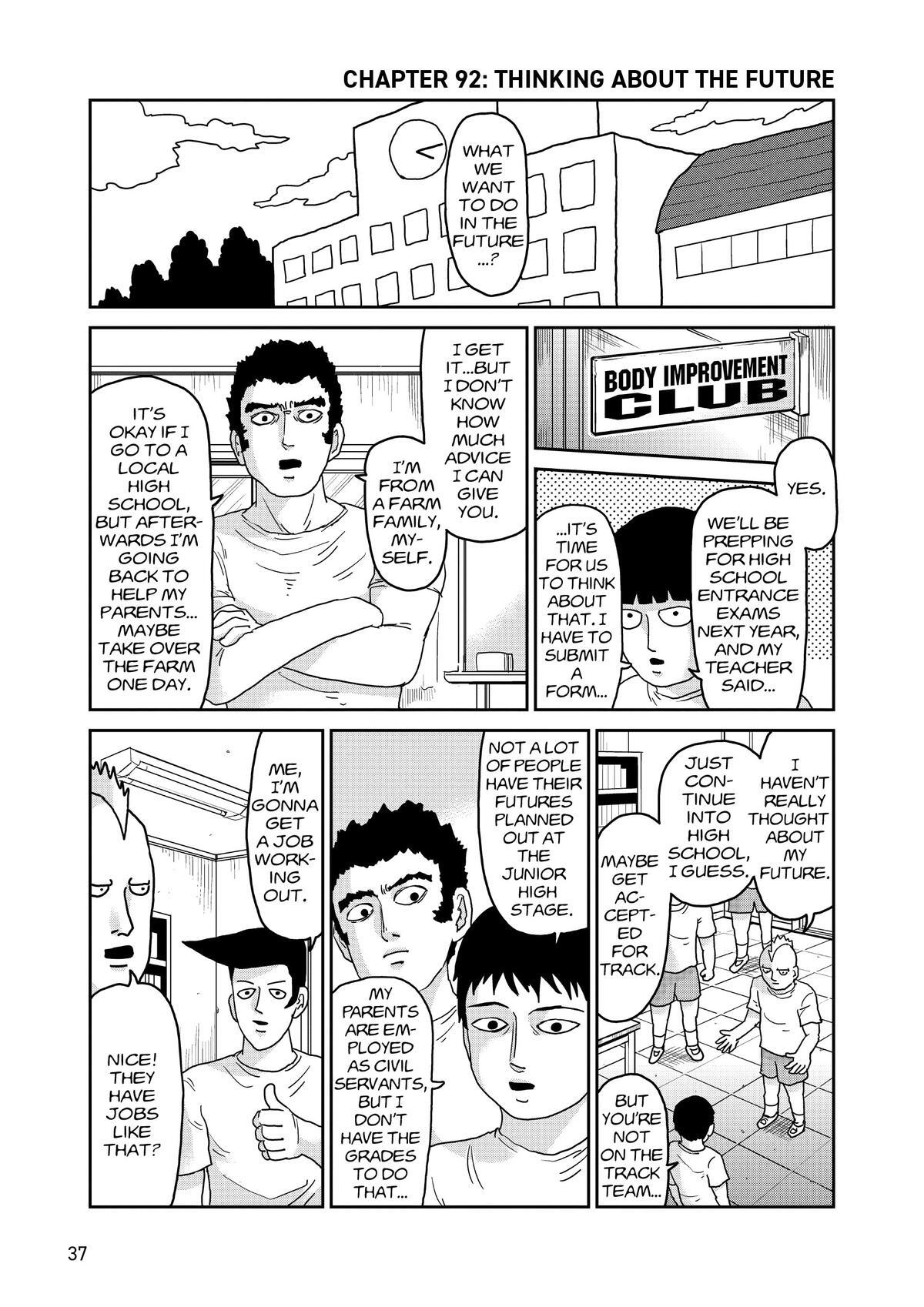 Read Mob Psycho 100 Manga Online