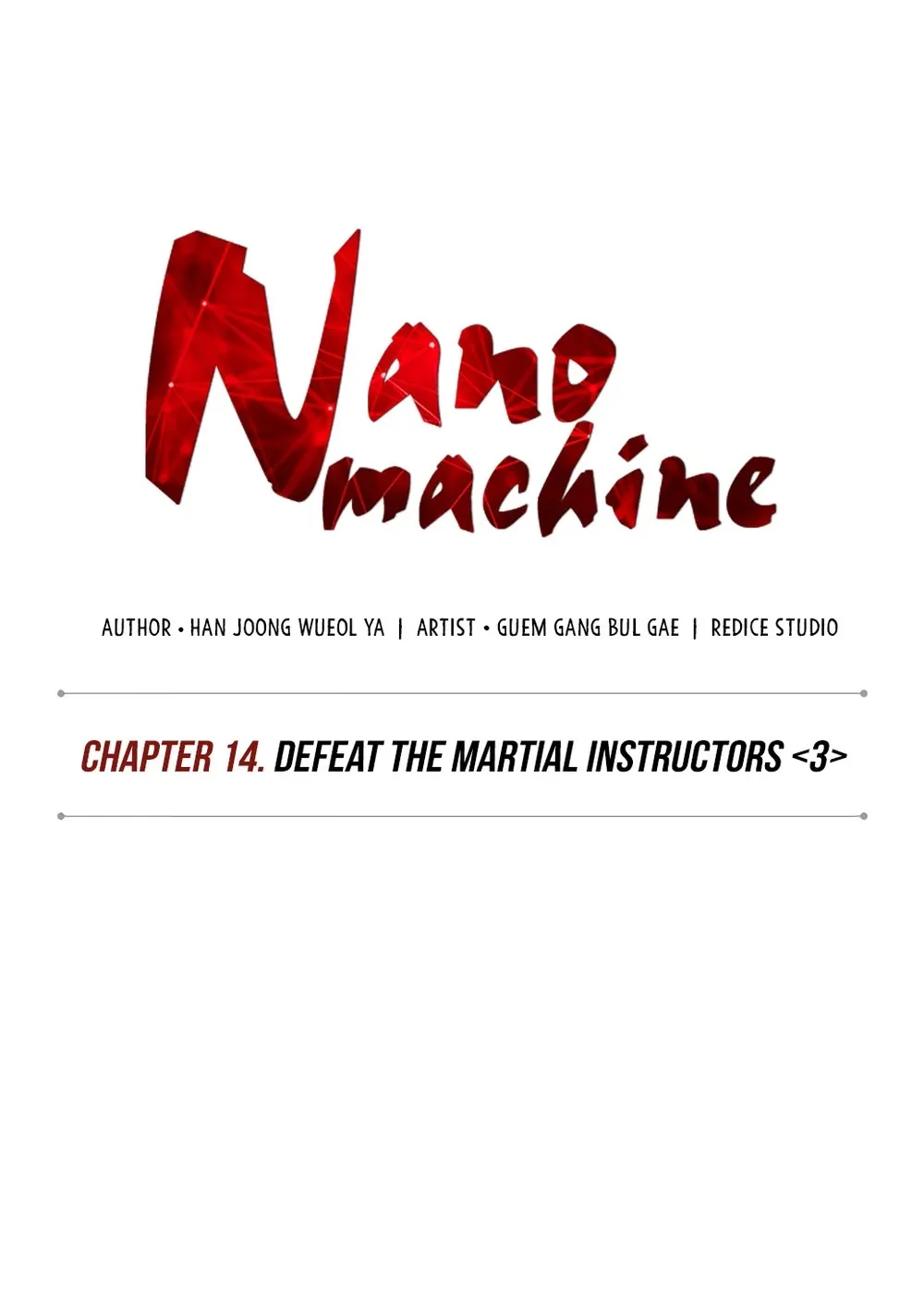 Read Nano Machine Manga Online