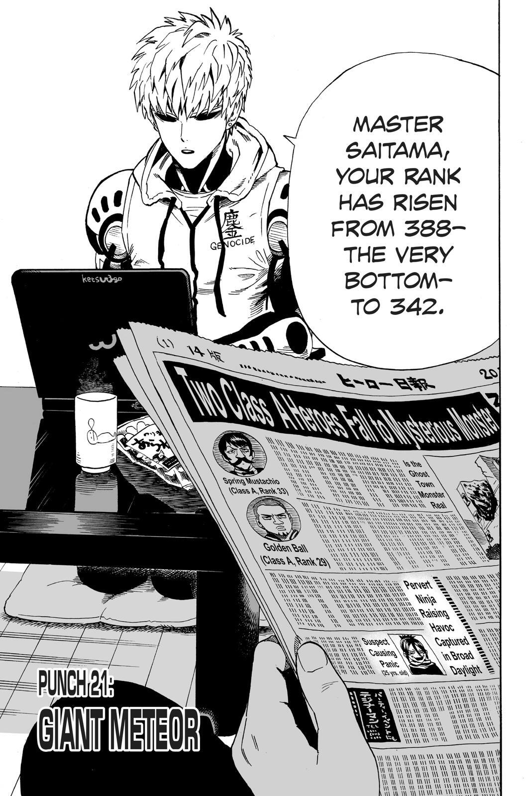 Read One Punch-Man Manga Online