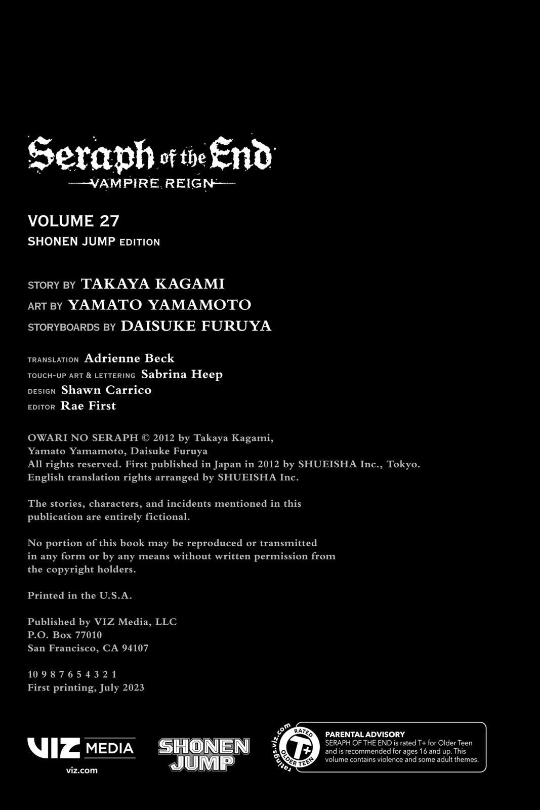 Read Owari no Seraph Manga Online