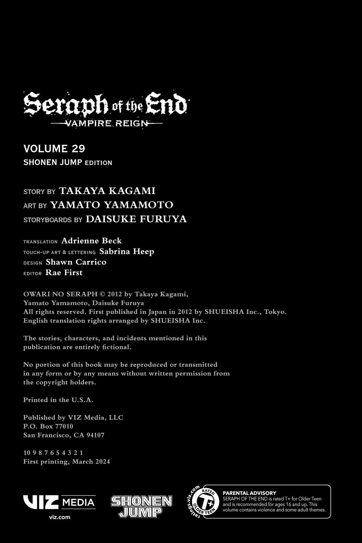 Read Owari no Seraph Manga Online