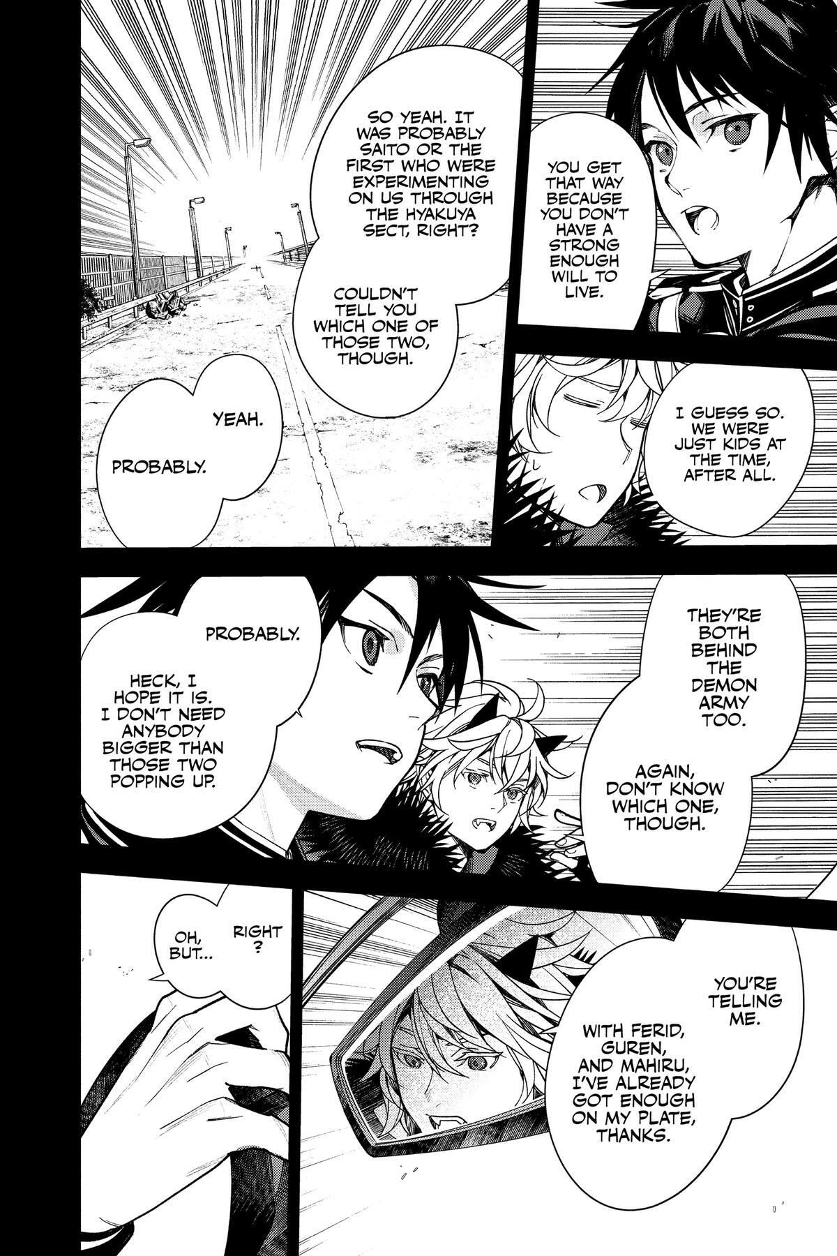 Read Owari no Seraph Manga Online
