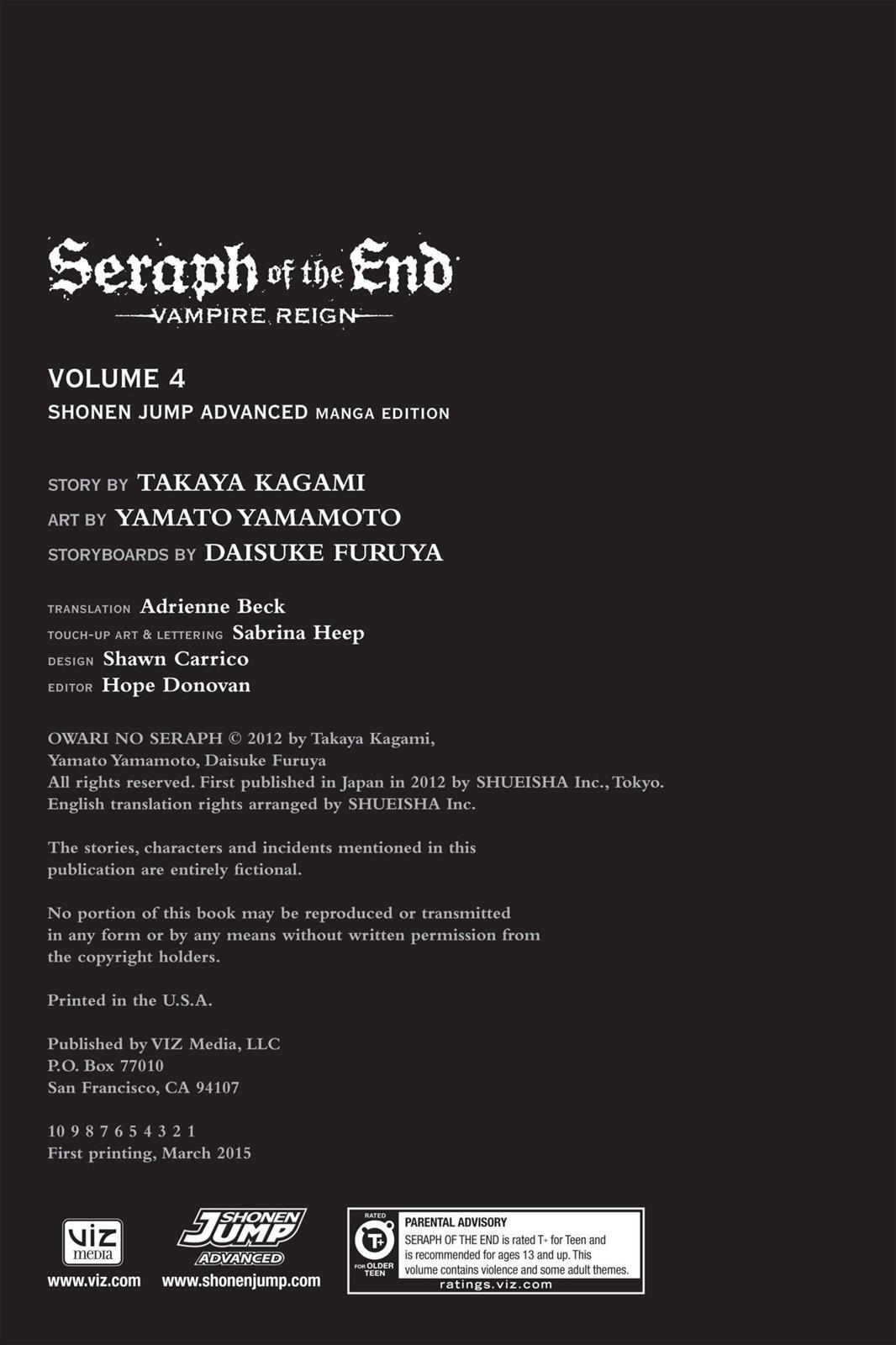 Read Owari no Seraph Manga Online