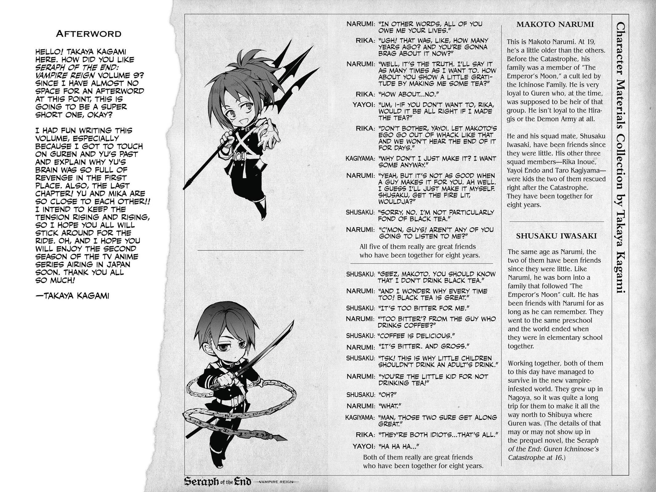Read Owari no Seraph Manga Online