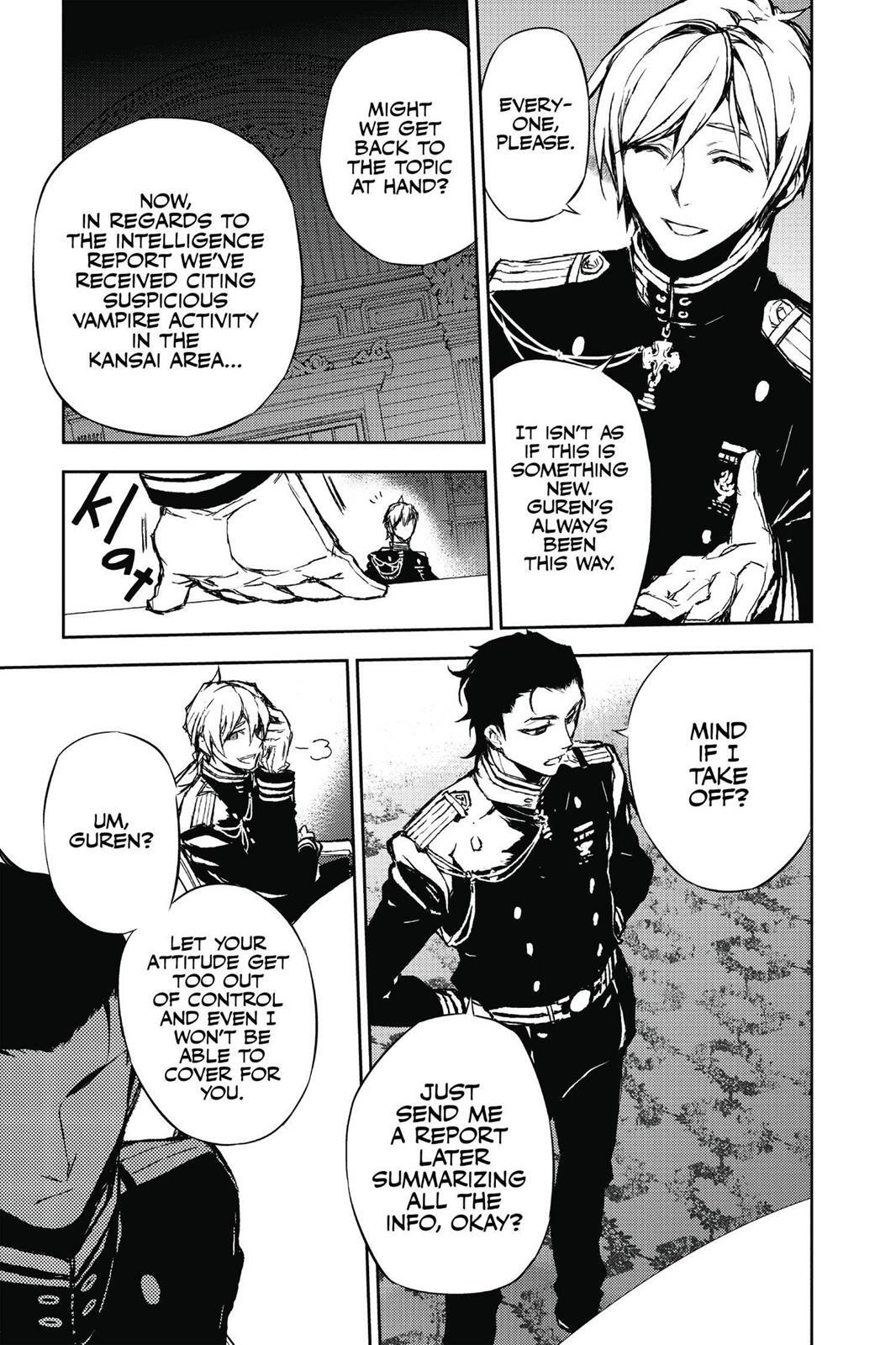 Read Owari no Seraph Manga Online