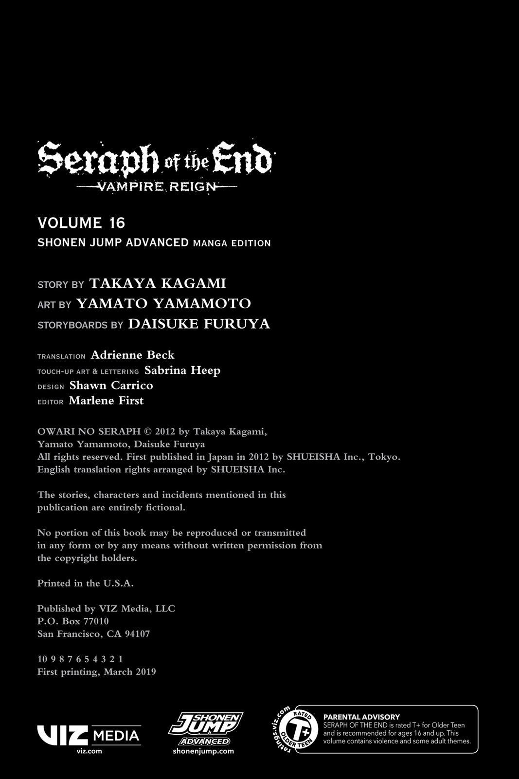Read Owari no Seraph Manga Online