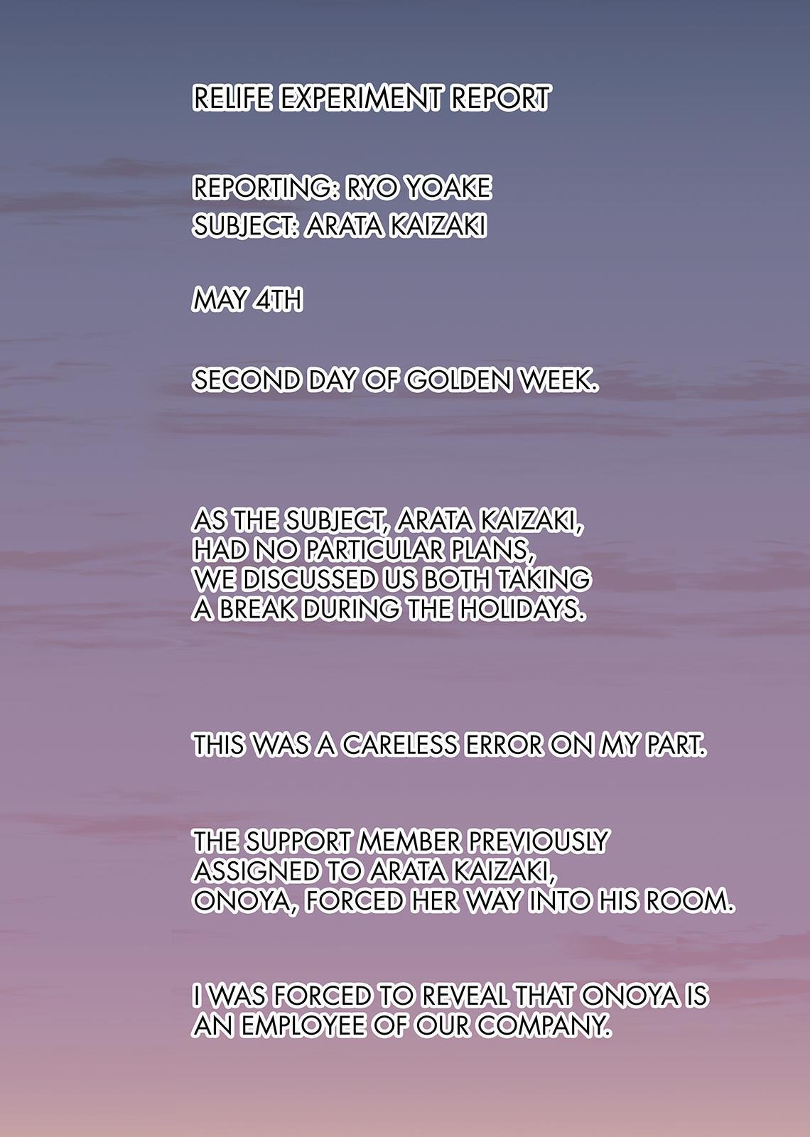 Read ReLIFE Manga Online