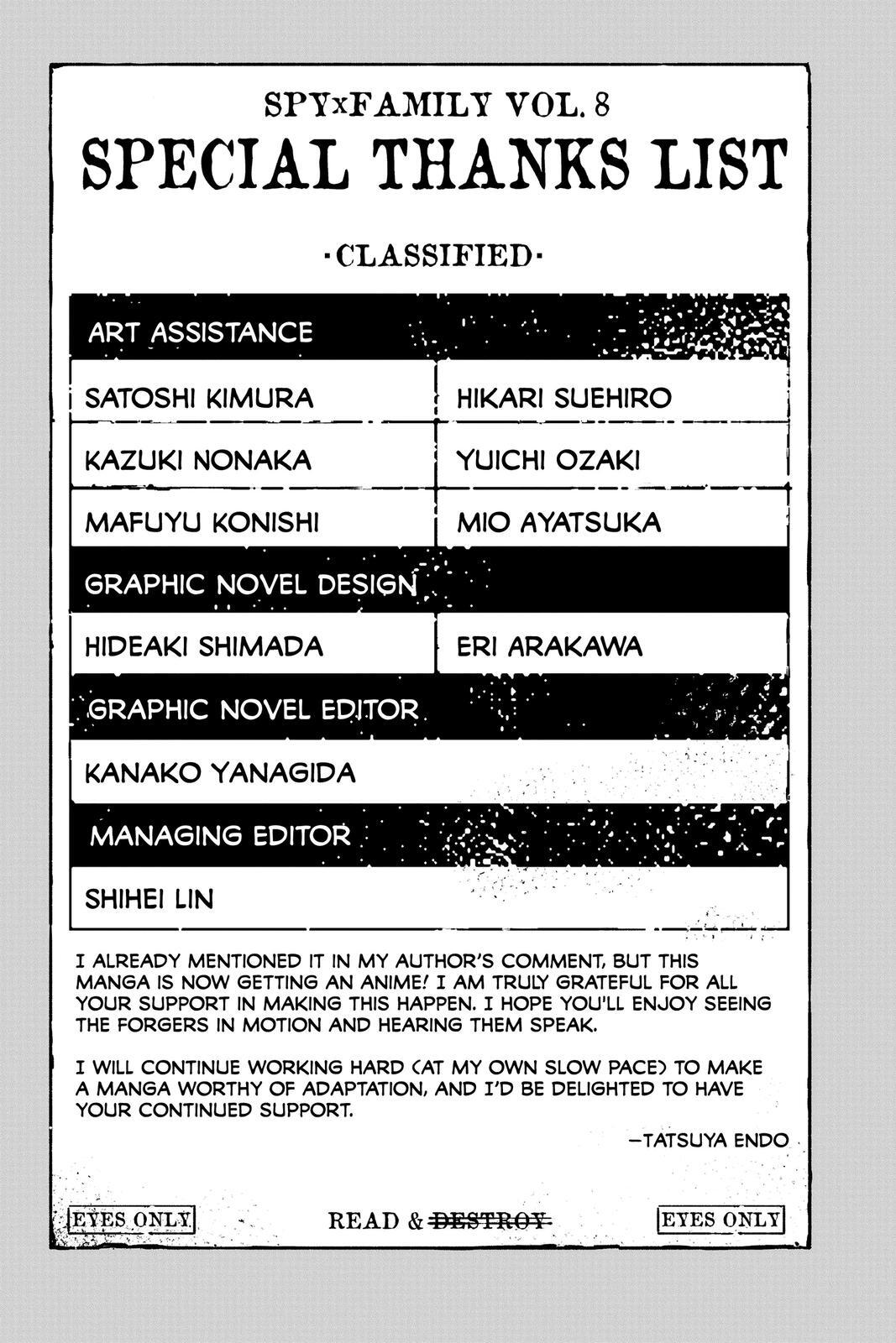 Read SPY×FAMILY Manga Online