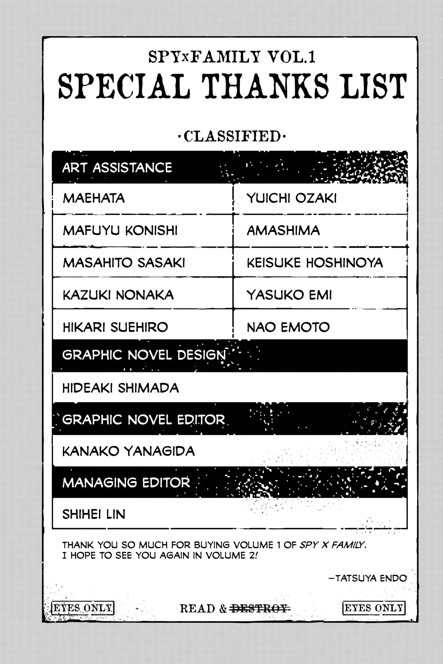 Read Spy x Family Manga Online