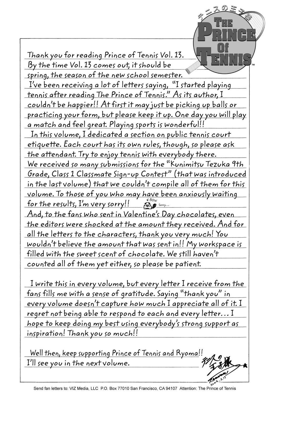 Read Tennis no Oujisama Manga Online