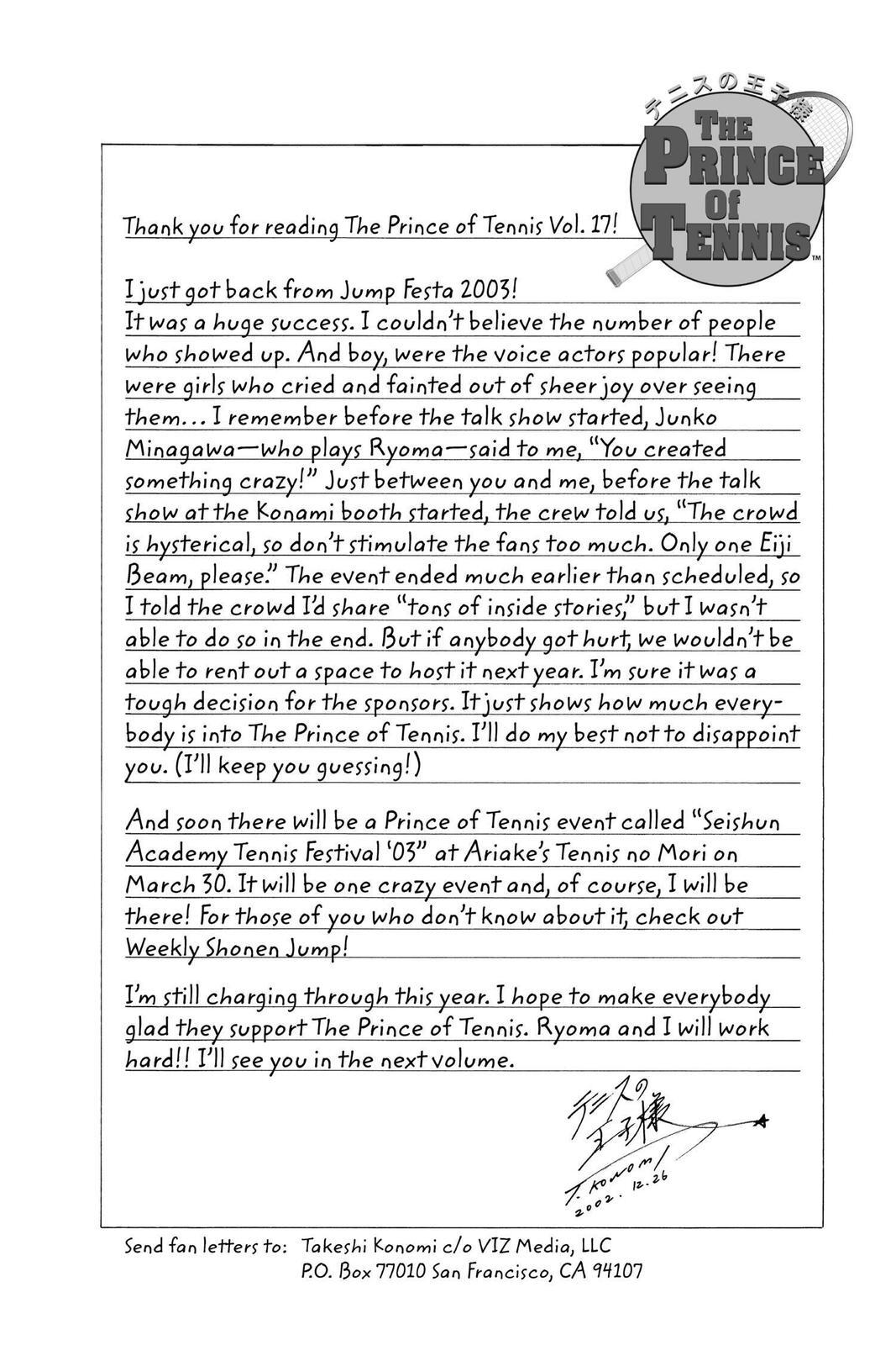 Read Tennis no Oujisama Manga Online