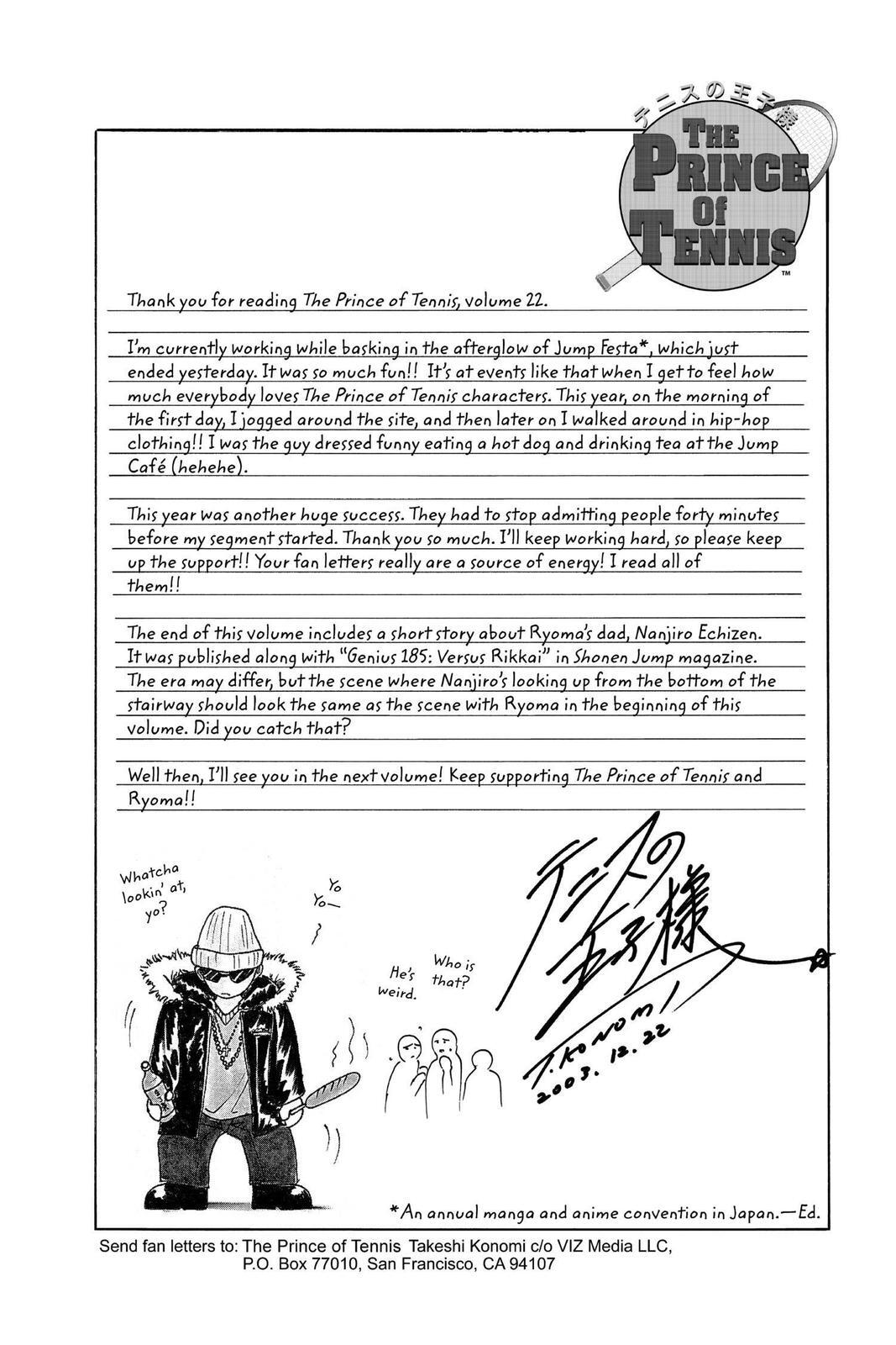 Read Tennis no Oujisama Manga Online