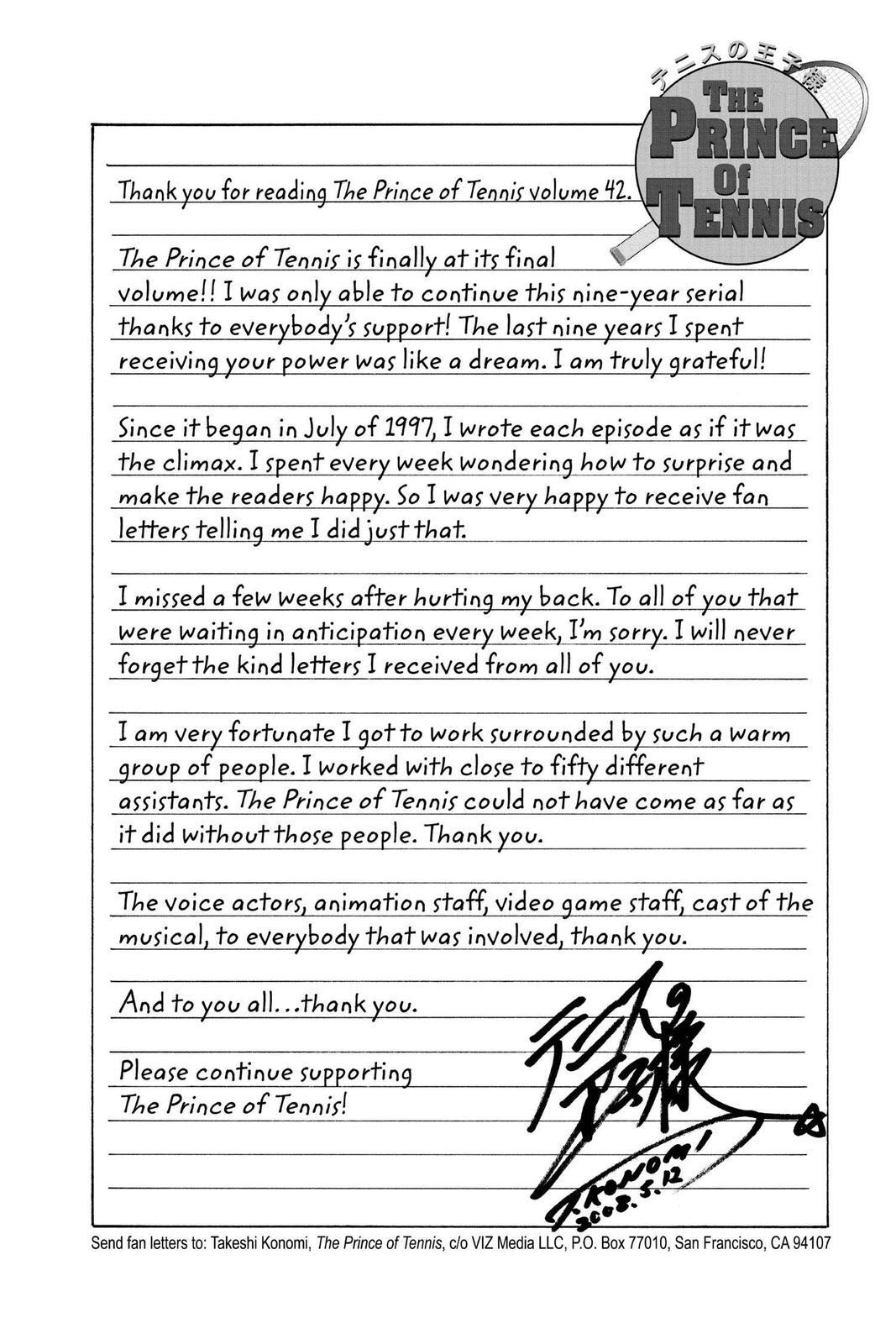 Read Tennis no Oujisama Manga Online