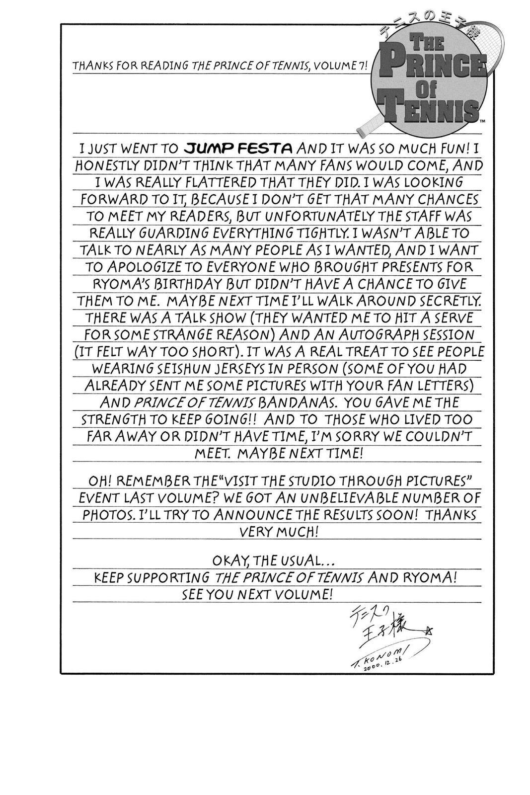 Read Tennis no Oujisama Manga Online