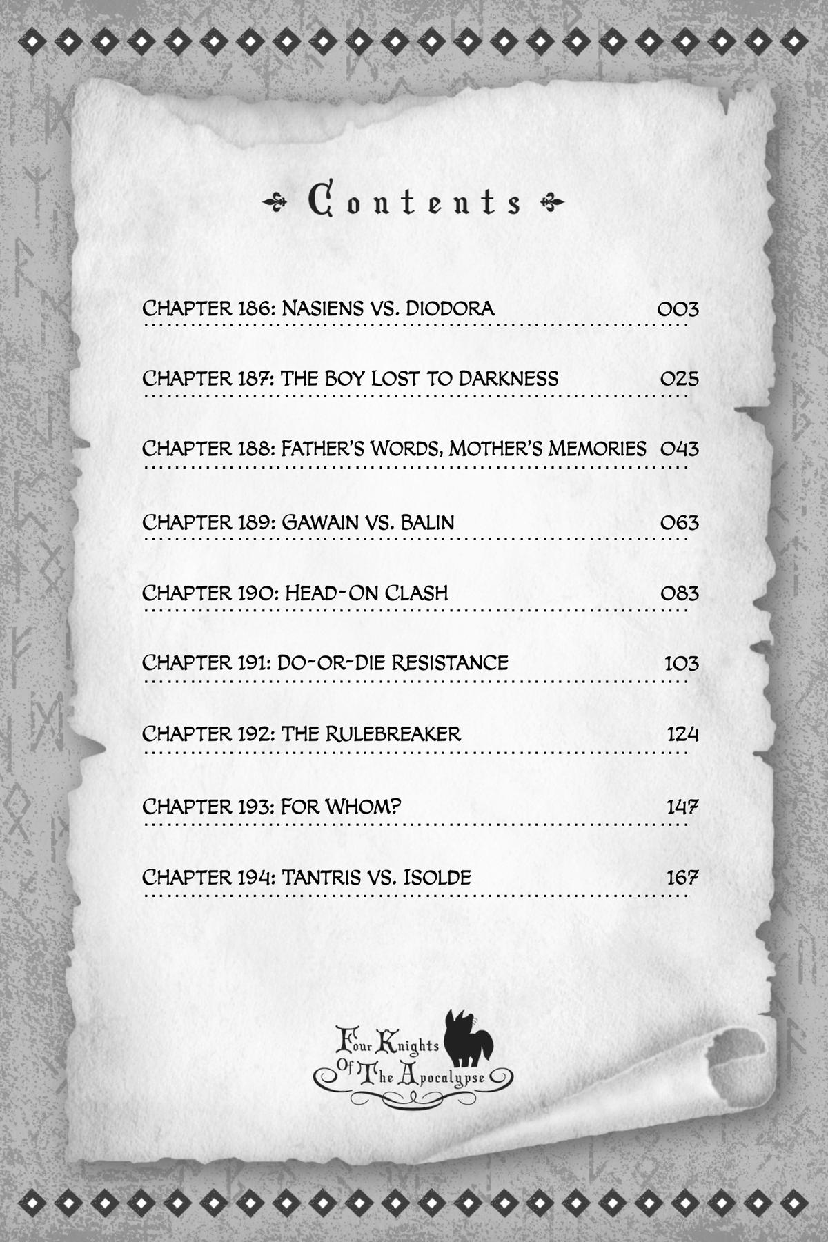 Read The Seven Deadly Sins - Four Knights of the Apocalypse Manga Online
