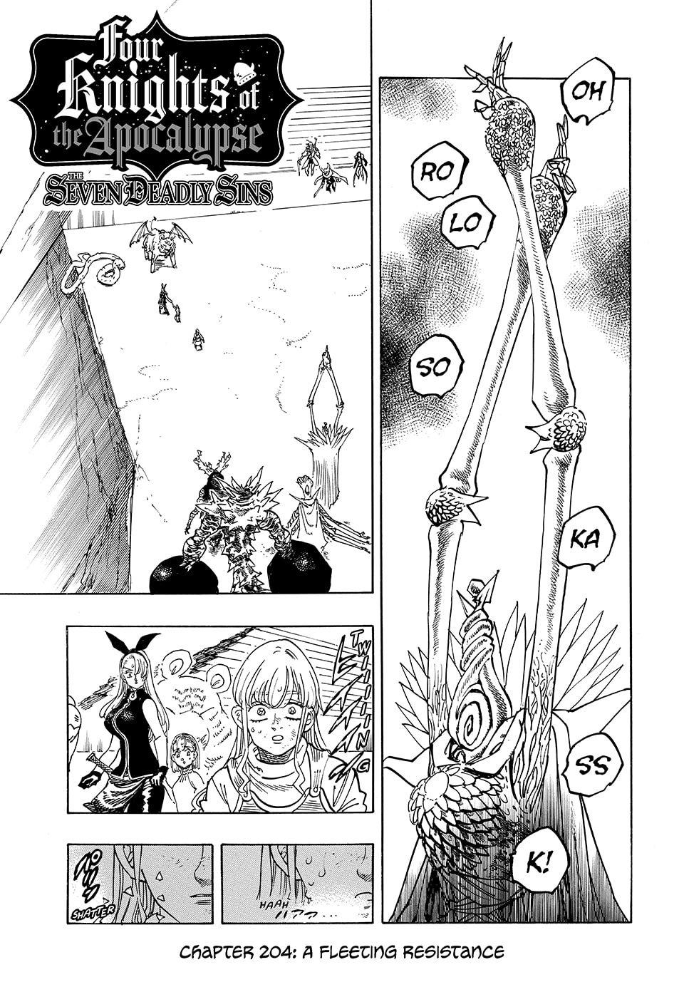 Read The Seven Deadly Sins - Four Knights of the Apocalypse Manga Online