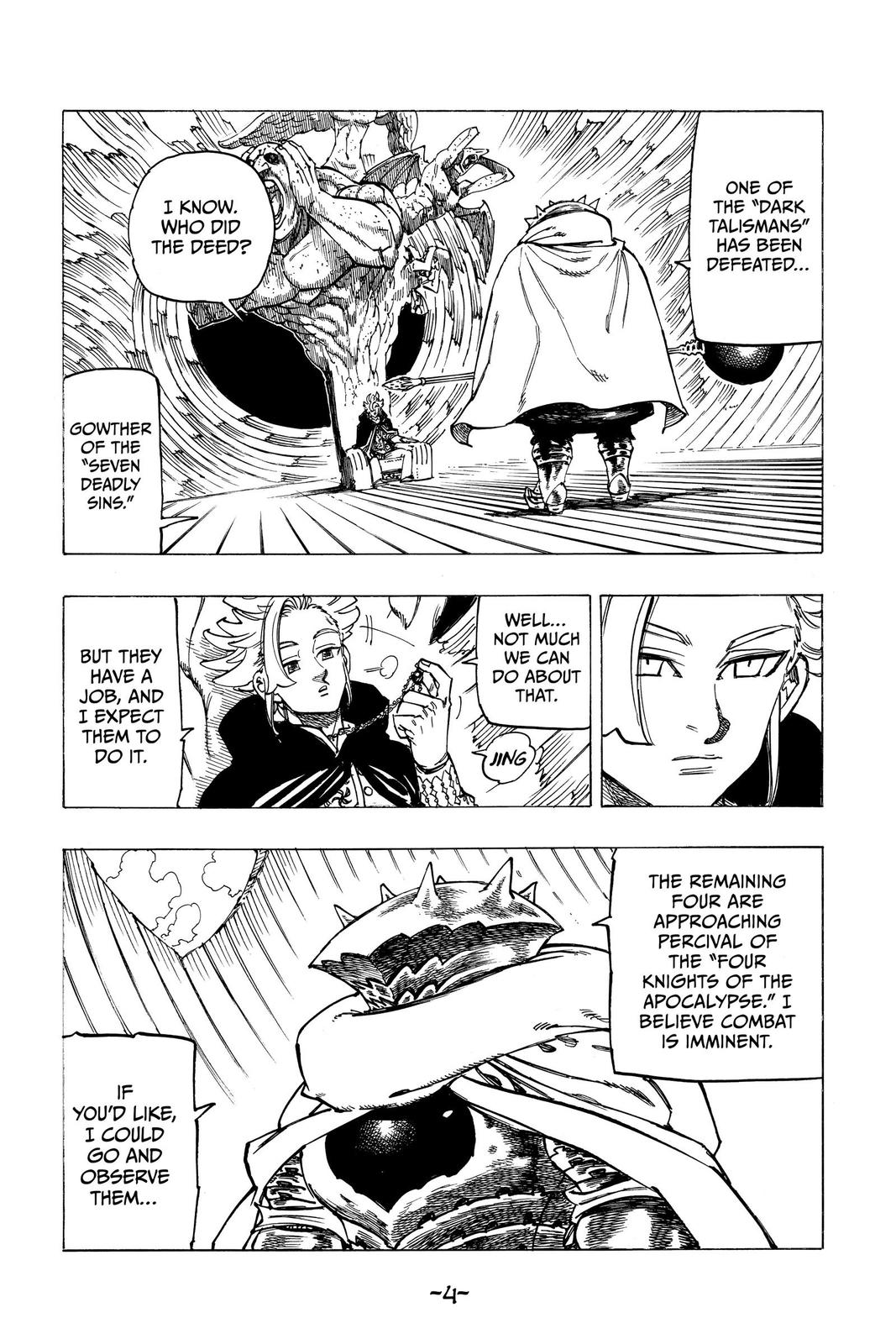Read The Seven Deadly Sins - Four Knights of the Apocalypse Manga Online